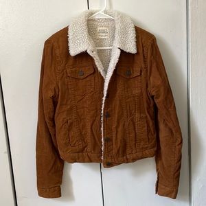 Size 5 Brown Corduroy Bomber Jacket Ashley 26 international